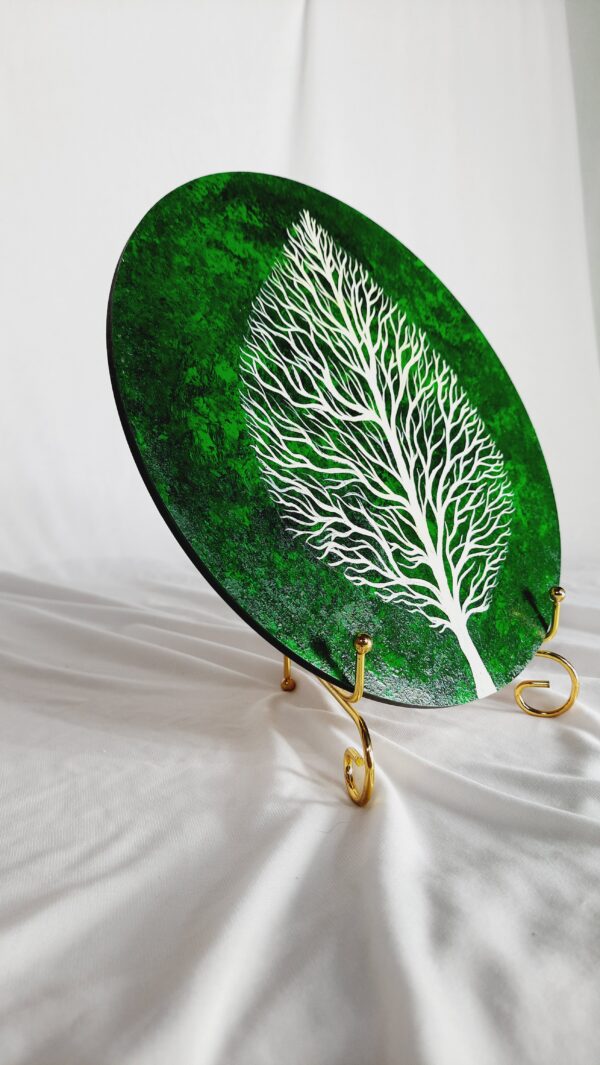 This is Rooted in Nature – Circular Textured Tree Art - Image 2