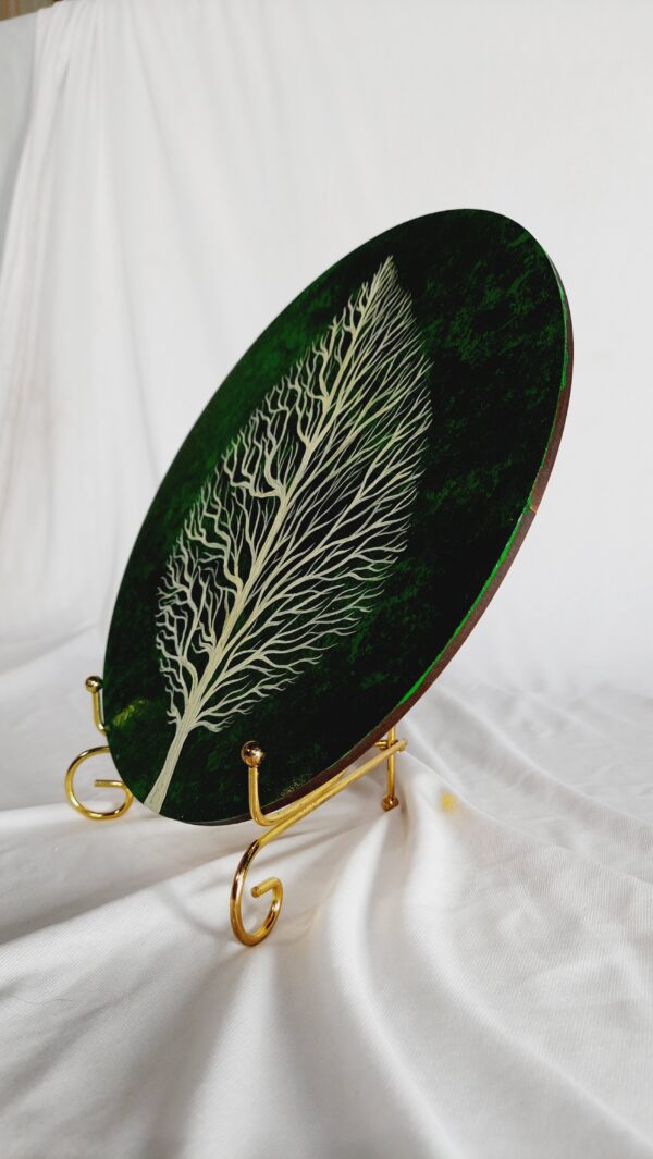 This is Rooted in Nature – Circular Textured Tree Art - Image 3
