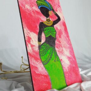 this artwork "Grace in Green" or "Regal Silhouette"