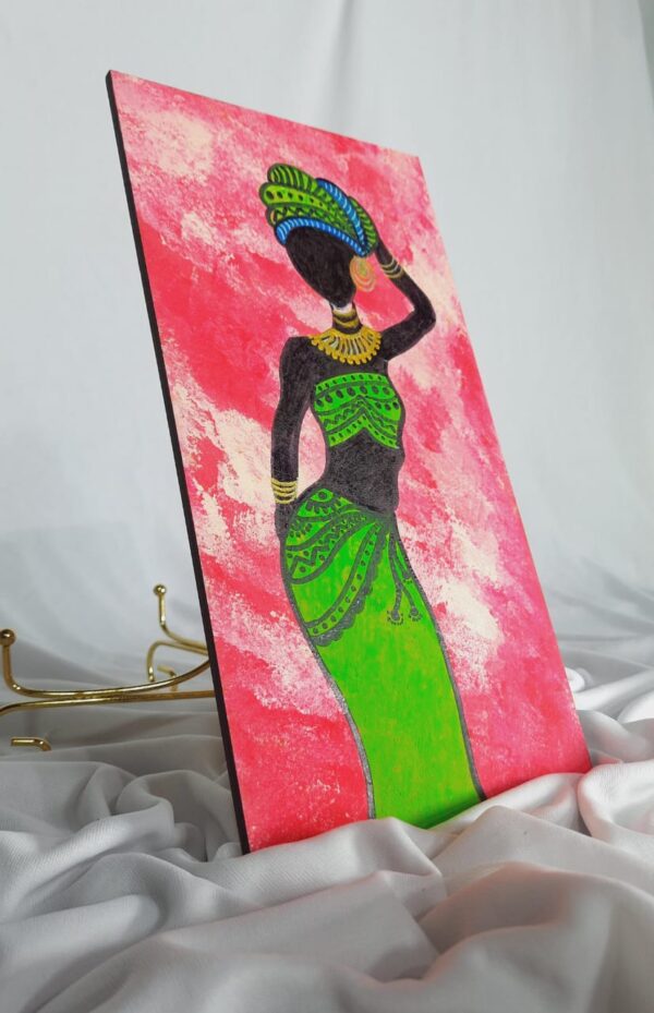 this artwork "Grace in Green" or "Regal Silhouette"