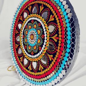 "Radiant Mandala Burst Plate"