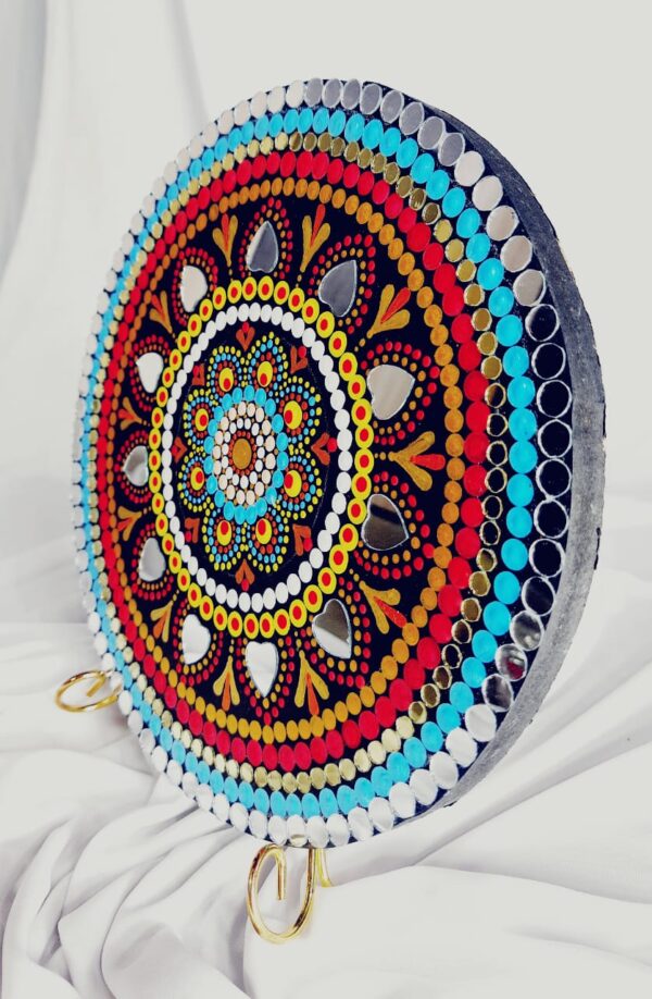 "Radiant Mandala Burst Plate"