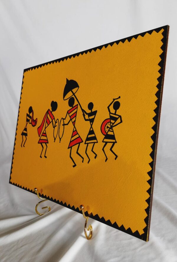 "Tribal Beats – Warli Celebration Art" - Image 3