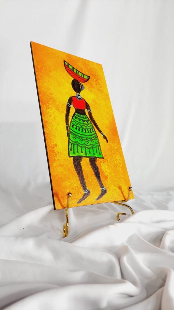 this is "Grace in Motion – Tribal Woman Portrait" - Image 2