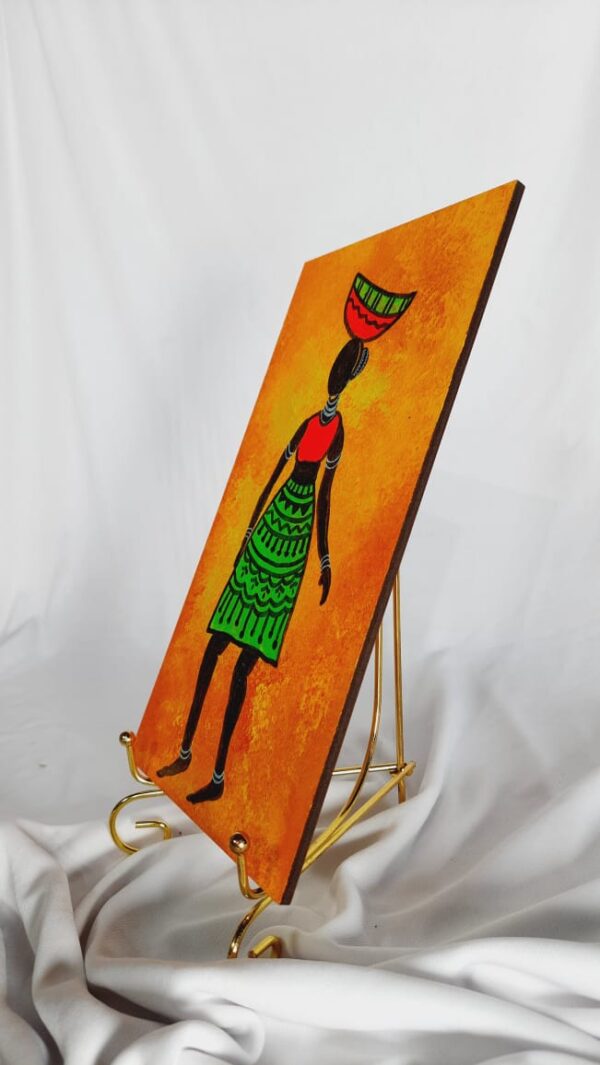 this is "Grace in Motion – Tribal Woman Portrait" - Image 3