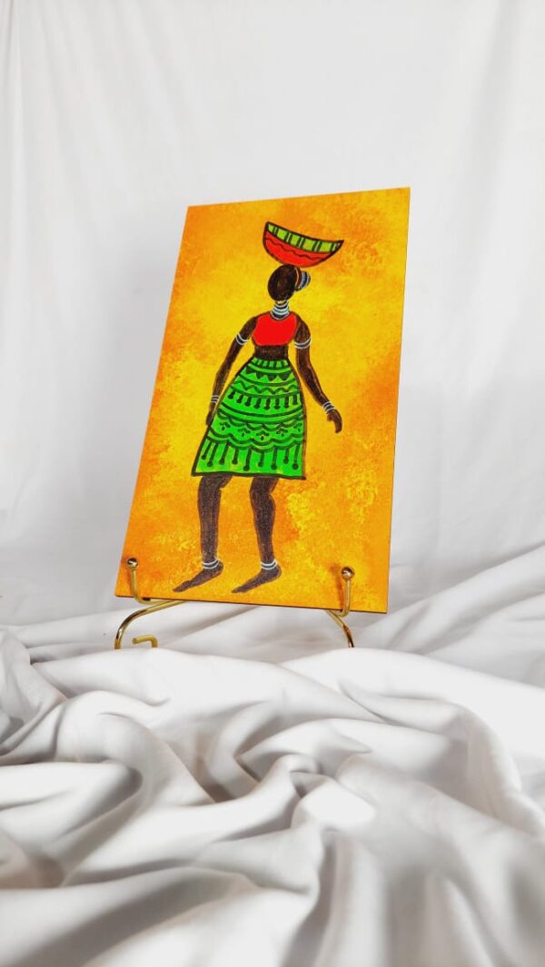 this is "Grace in Motion – Tribal Woman Portrait" - Image 4