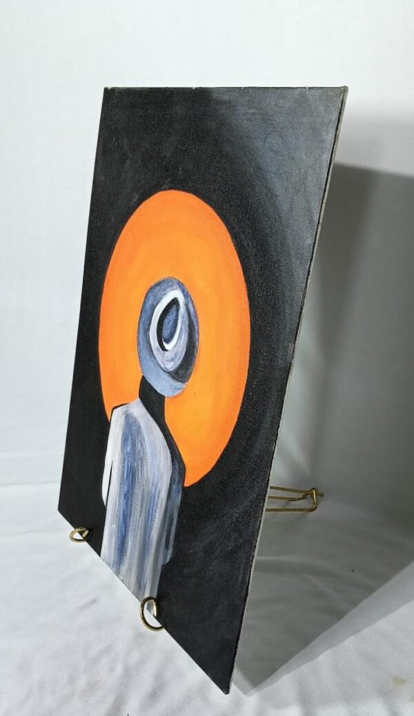 "Soul in Solitude - Abstract Spiritual Painting" Minimalist Abstract Spiritual Art - Image 4