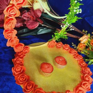 Royal Red Rose Engagement Ring Platter