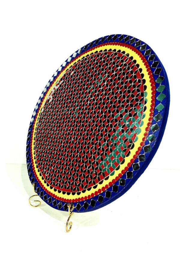 Handcrafted Rajasthani Mosaic Decorative Plate