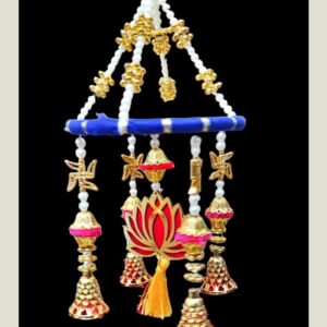 Lotus Bell Decorative Hanging – Traditional Handcrafted Ceiling Toran
